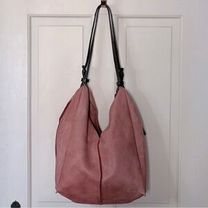 Holding Horses leather shoulder bag.